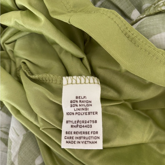 By the River Green Dress sz L - Picture 5 of 6